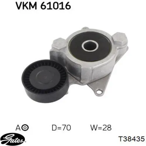 Роликовий модуль натяжителя ремня CX/Complex CX1197 цена, от 61.50 USD
