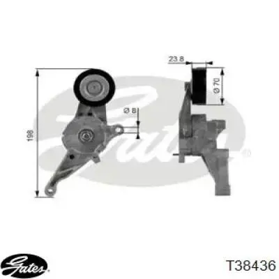 T38436 Gates Натяжитель клинового ремня