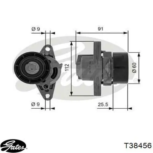 Купить 8200403954 Renault (RVI) Натяжитель приводного ремня
