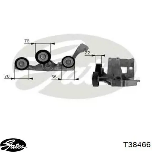 Роликовий модуль натяжителя ремня Kamoka R0042 цена, от 29.37 USD