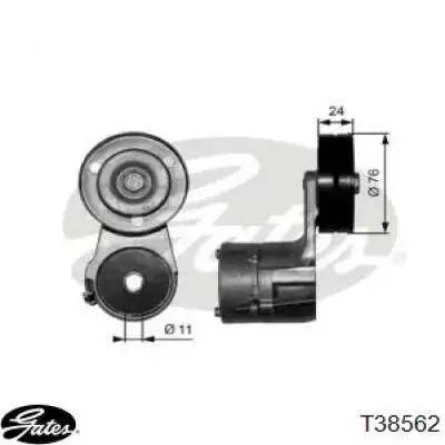 Натяжитель приводного ремня T38562 Gates