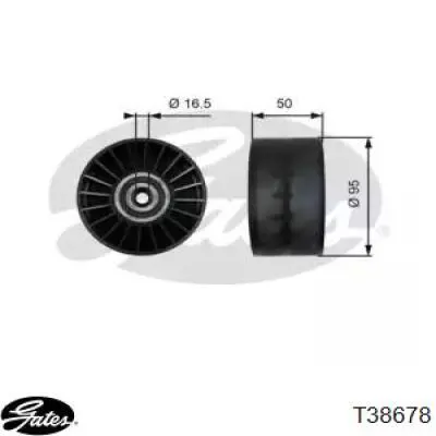 Натяжной ролик T38678 Gates