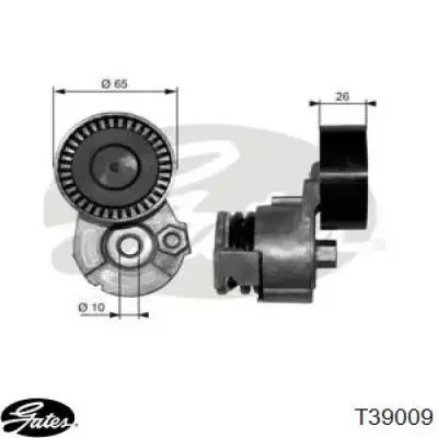Натяжитель приводного ремня DC6300 BGA