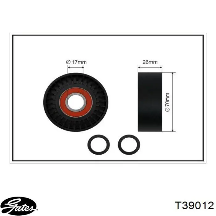 Натяжной ролик MPQ0244 Magneti Marelli