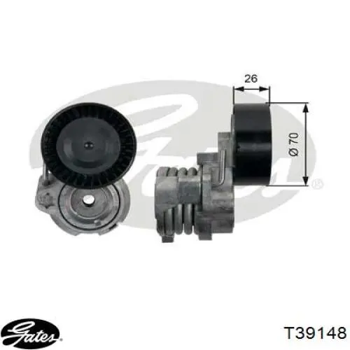 Натяжитель приводного ремня T39148 Gates