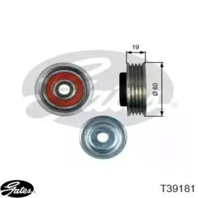 T39181 Gates Ролик натяжителя ремня агрегатов