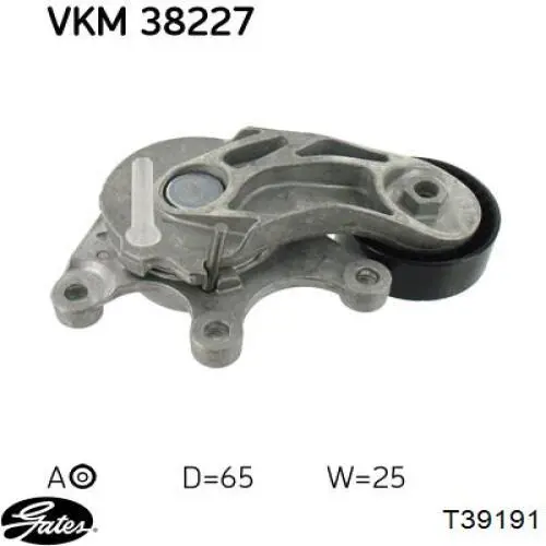 Натяжитель приводного ремня T39191 Gates