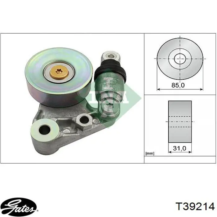 APV2263 Dayco Натяжитель клинового ремня