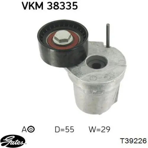 MPQ1252 Magneti Marelli Натяжитель клинового ремня