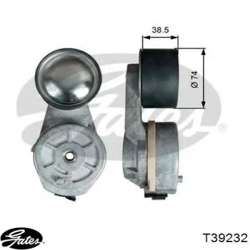 Амортизатор натяжителя приводного ремня T39232 Gates