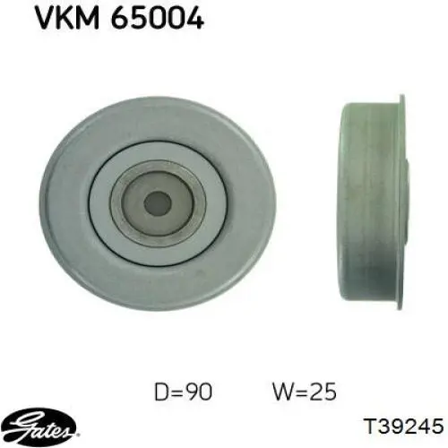 Купить T39245 Gates Натяжной ролик
