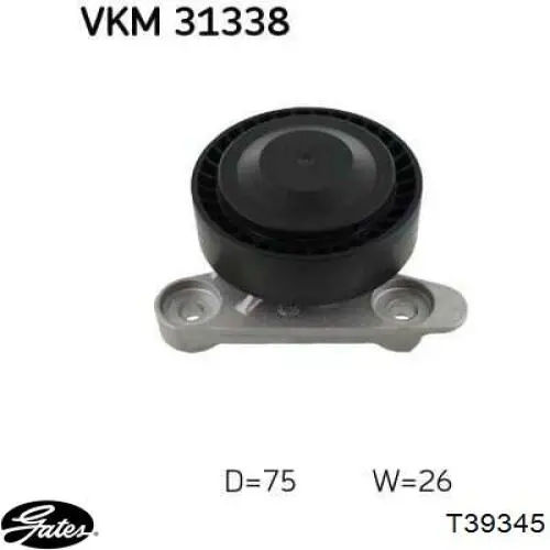 Натяжной ролик Hans Pries (Topran) 115937 цена, от 22.49 USD