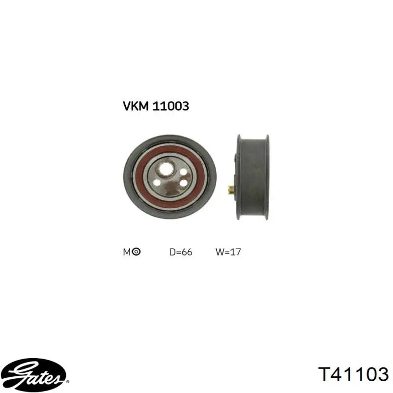 Ролик натяжителя Gates T41103