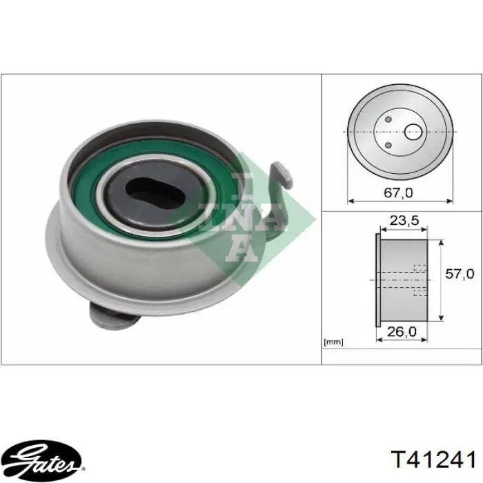 K6126 VALEO Ролик натяжителя ремня ГРМ