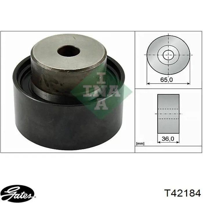 Купить RT1849 Autlog Ведуший ролик ГРМ