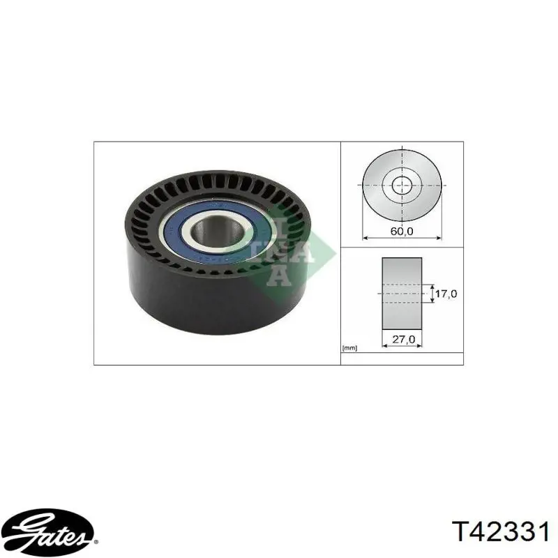 Rolo de reguladora de tensão da correia do mecanismo de distribuição de gás Volvo 31493093 preço, a partir de 71,83 USD