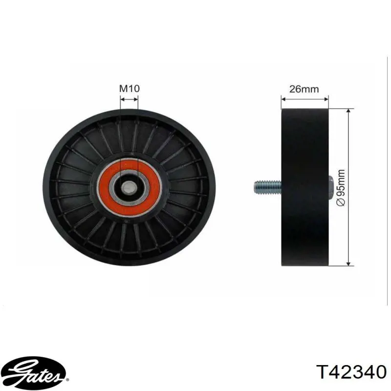 Обводной ролик ремня ГРМ Ruville 542941 цена, от 20.99 USD