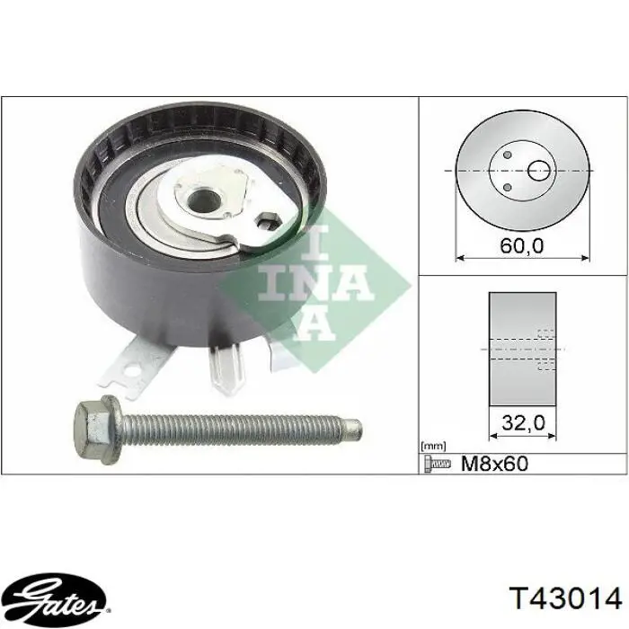 Ролик ГРМ FT44018 Fast