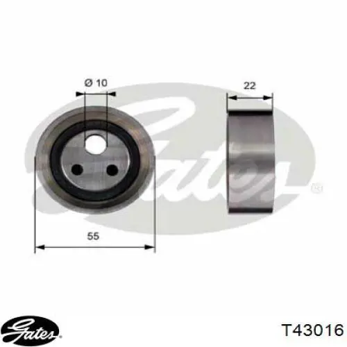 Ролик ГРМ T43016 Gates