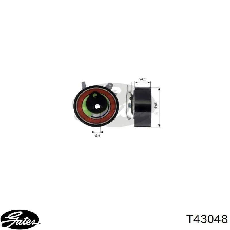 9207927 Volvo Ролик натяжителя ремня ТНВД
