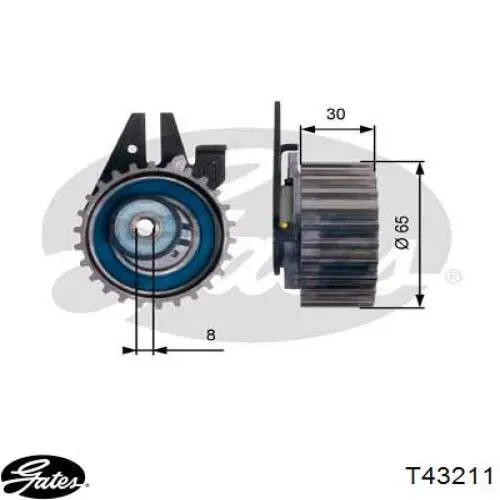 Ролик ГРМ T43211 Gates