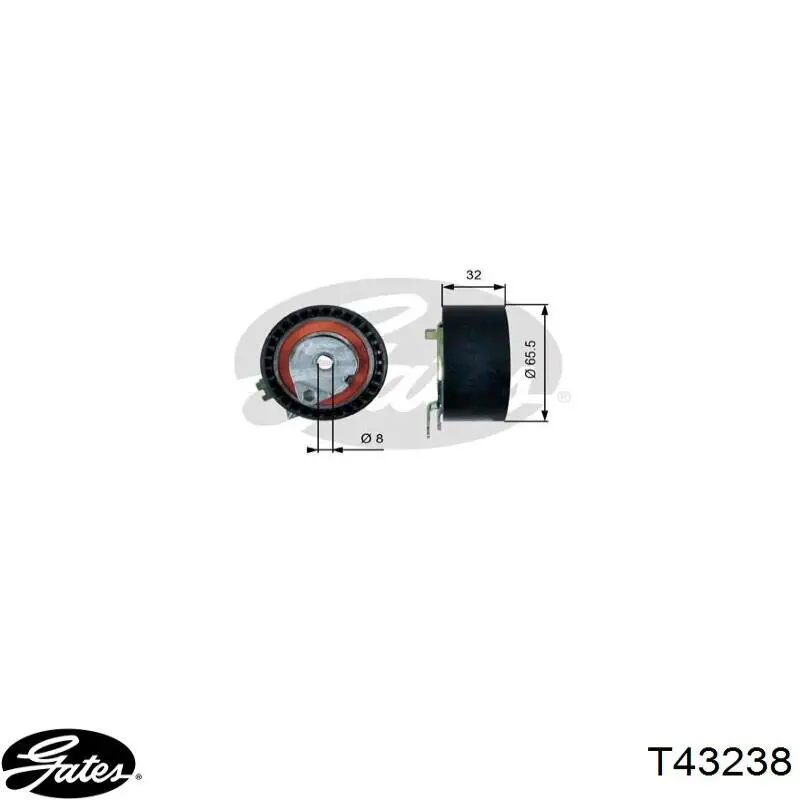 Ролик натяжителя ремня газораспределения Renault (RVI) 8200623883 цена, от 20.43 USD