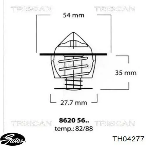Термостат в корпусе Nissan/Infiniti 212000C811 цена, от 7.35 USD