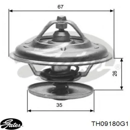 Термостат в корпусе Opel 90509110 цена, от 12.67 USD