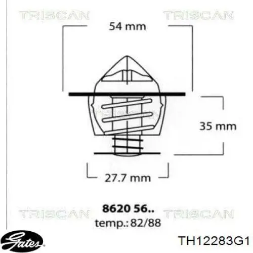 Термостат в сборе Vernet THK51301083J