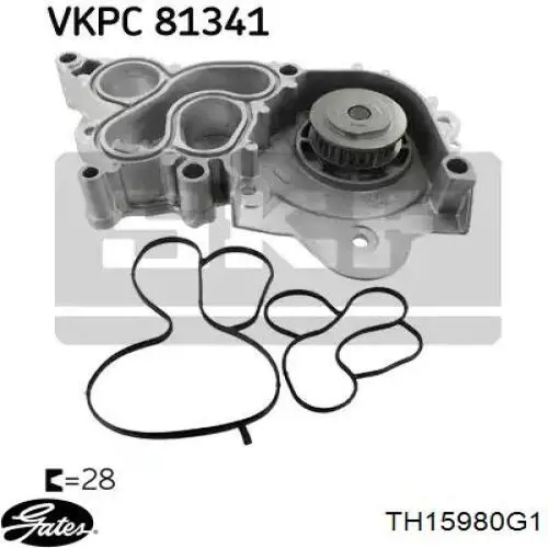 Термостат в корпусе Gates TH15980G1 цена, от 48.15 USD