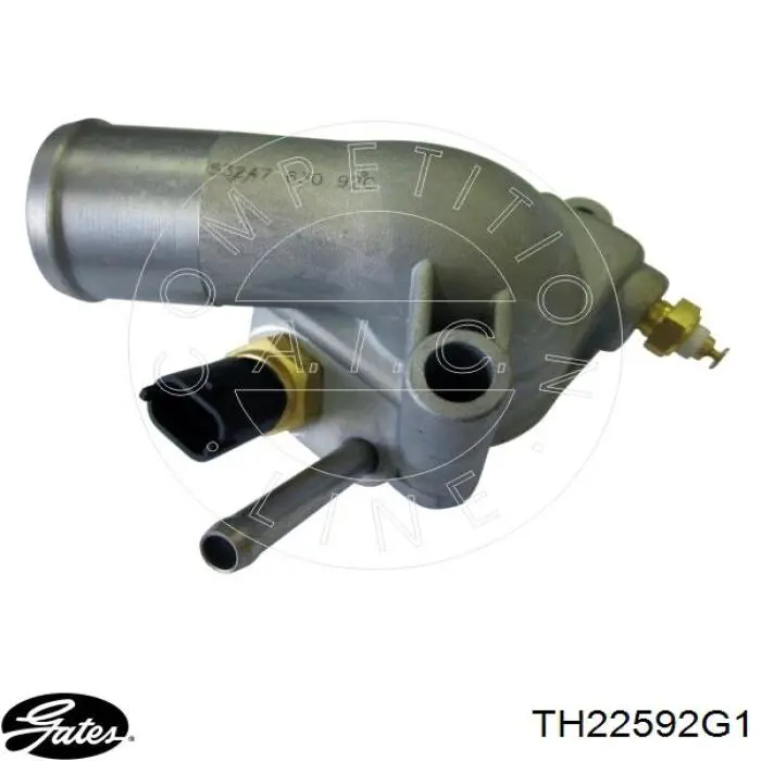 6286420 Opel Корпус термостата в сборе