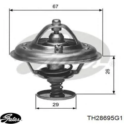 Купить 11531743017 BMW Автомобильный термостат