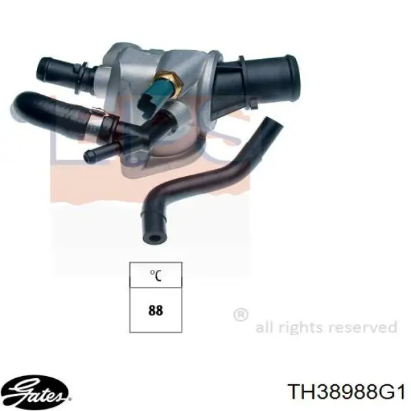 Купить 55202885 Fiat/Alfa/Lancia Корпус термостата