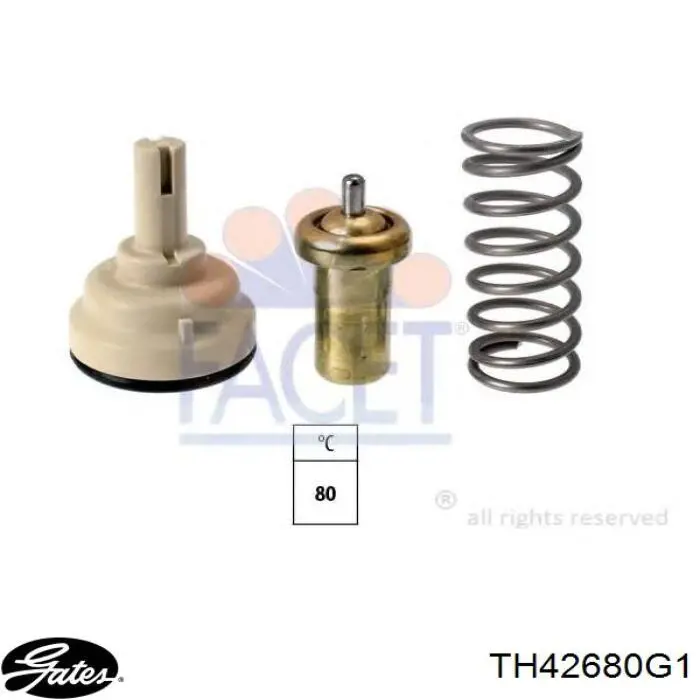 Купить TH42680G1 Gates Автомобильный термостат