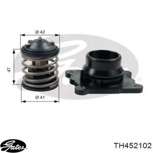 Термостат в корпусе Gates TH452102 цена, от 47.12 USD