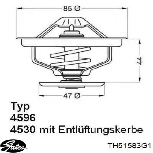 Термостат TH51583G1 Gates