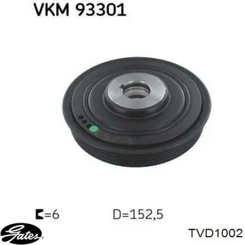 AS201061 Aslyx Шкив коленчатого вала