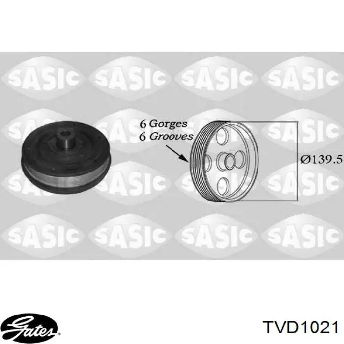Купить 1151392 Ford Шкив-демпфер коленвала