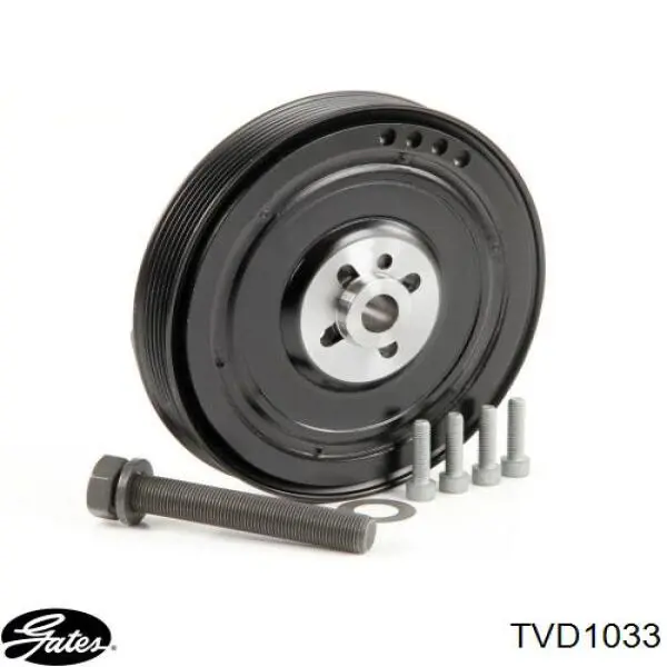 Шкив коленвала (демпфер) Gates TVD1033 цена, от 111.47 USD