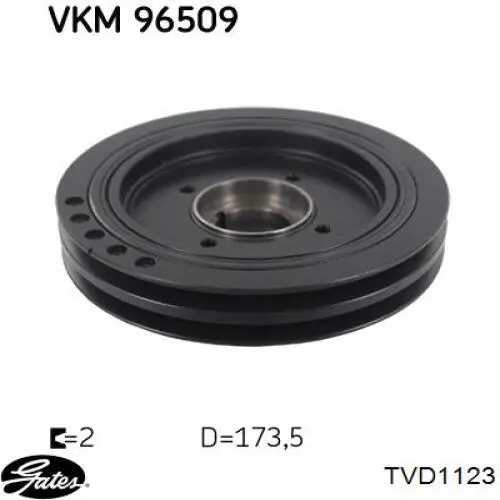 Шкив коленвала 520205 Ruville