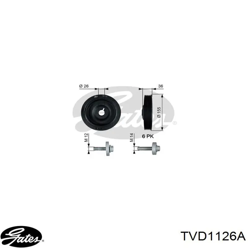 Шкив коленвала (демпфер) FAI FVD1051 цена, от 49.49 USD