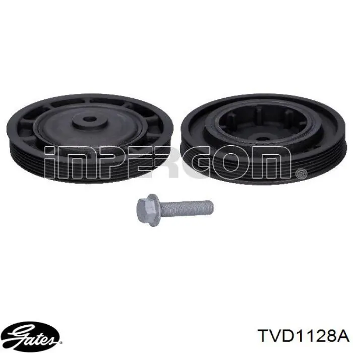Демпфер коленвала Gates TVD1128A