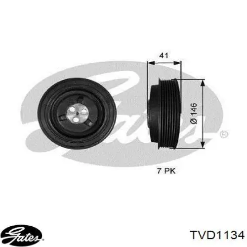 Шкив коленвала (демпфер) Shafer GP1210 цена, от 101.07 USD