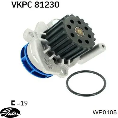 Купить MN980108 Mitsubishi Насос охлаждения