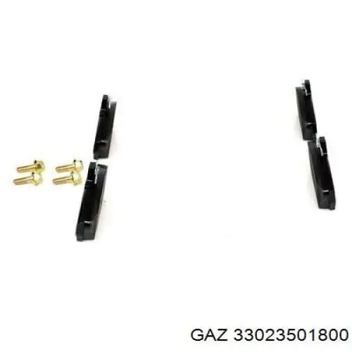 33023501800 GAZ Колодки передние