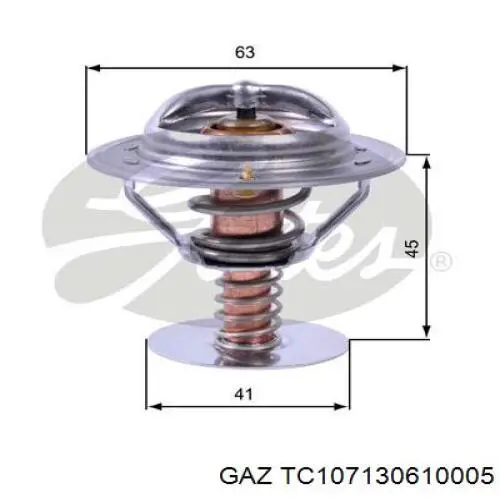 Термостат TC107130610005 GAZ