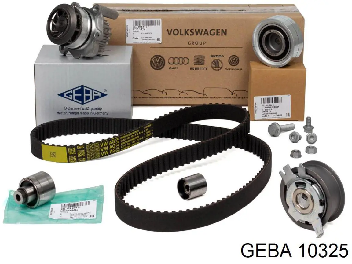 Помпа охлаждения Geba 10325 цена, от 35.69 USD