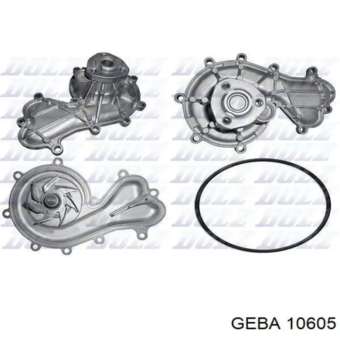 Помпа охлаждения Geba 10605 цена, от 40.04 USD