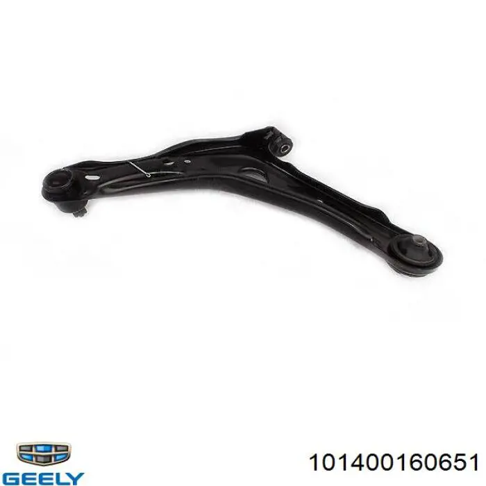 101400160651 Geely braço oscilante inferior direito de suspensão dianteira