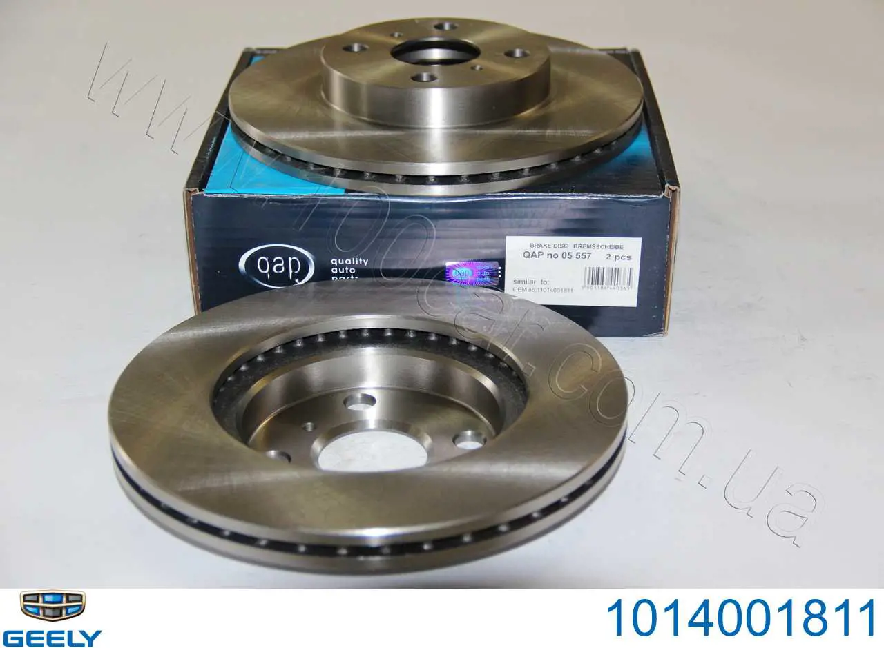 1014001811 Geely Диск тормозной передний